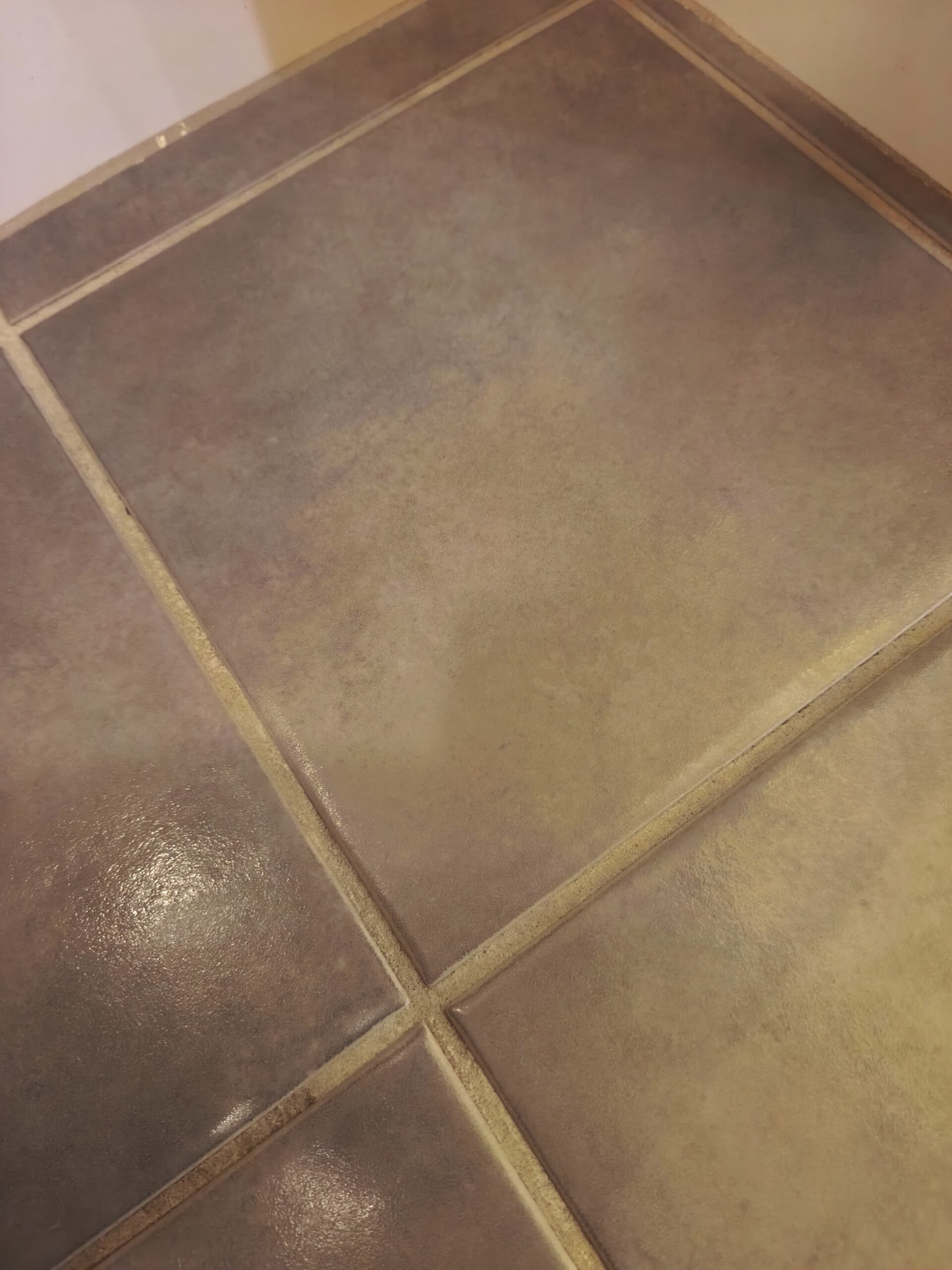 Nachher: gereinigte Fliesen und Fugen